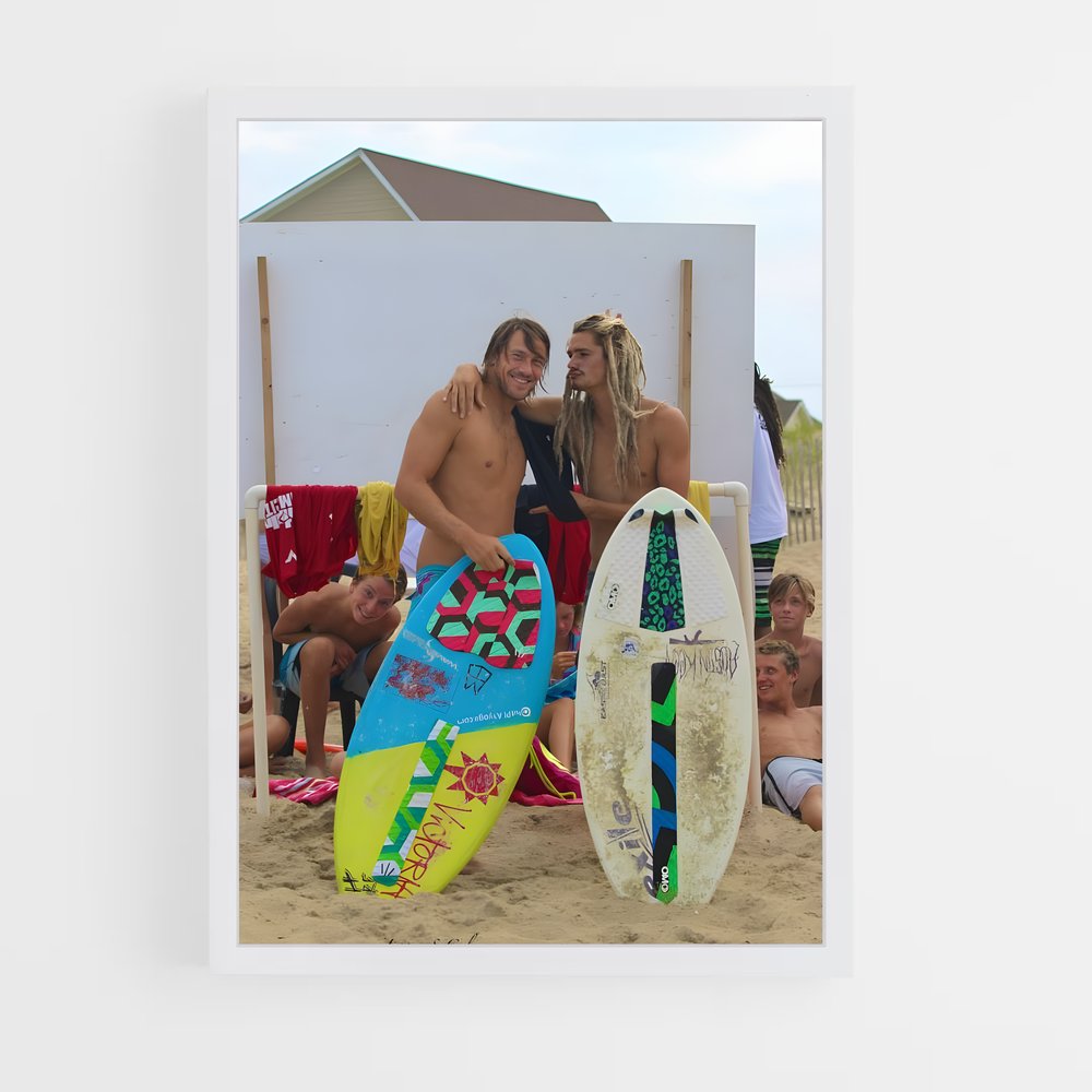 Poster Surfeurs de la Côte – affiche Skimboard (vue 3)